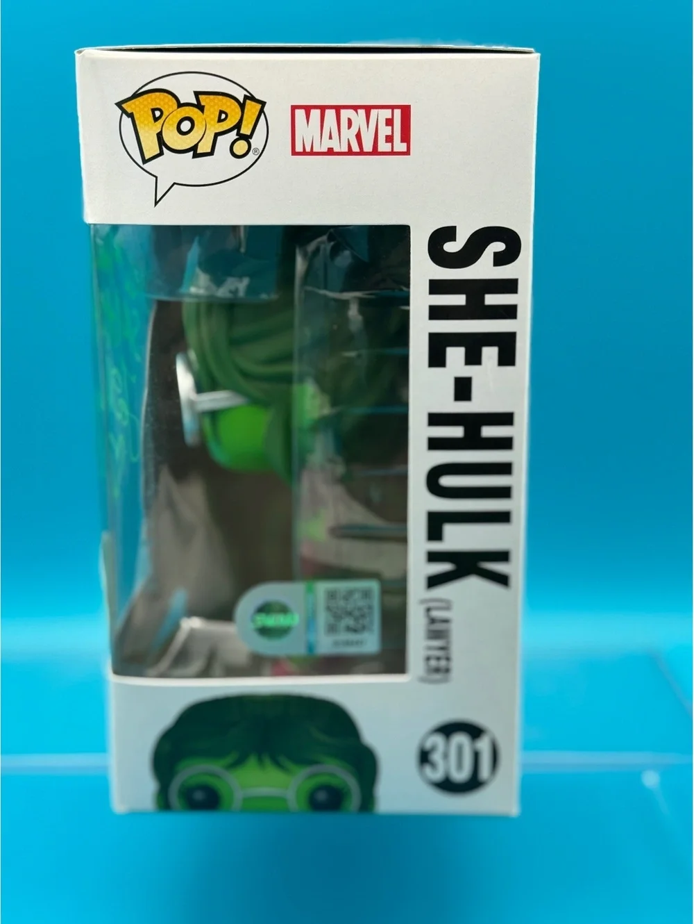 Titiana Maslany Signed Marvel She-Hulk Lawyer ECCC Funko pop 301 with SWAU COA